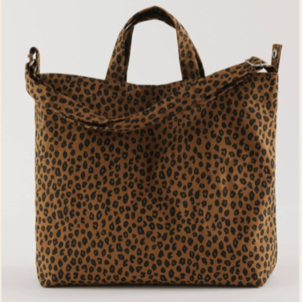 Baggu Leopard Horizontal Duck Bag